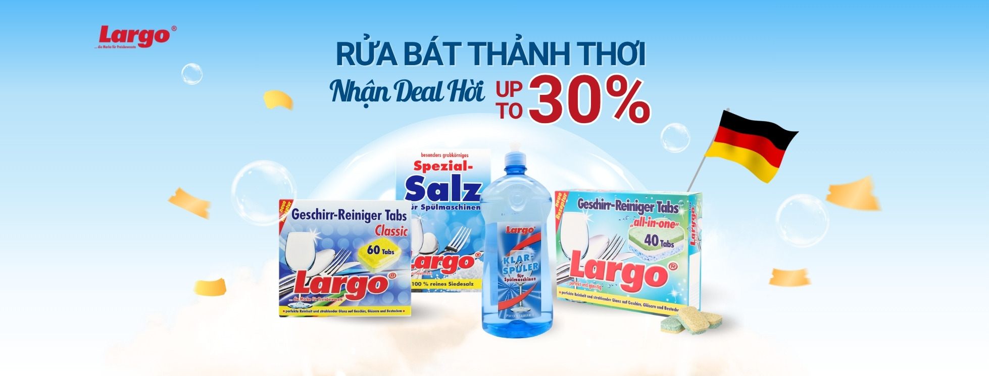 Largo ưu đãi đến 30% toàn bộ sản phẩm