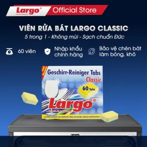 Viên Rửa Chén Bát Largo Classic Đức 60 viên 18g