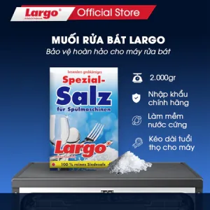 Muối Rửa Chén Bát Largo Đức 2kg Giúp Làm Mềm Nước